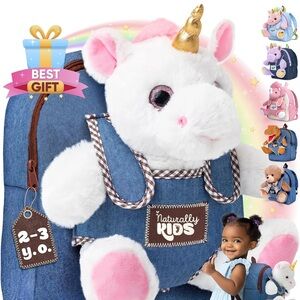 NWT Naturally KIDS Unicorn Toddler Unicorn Backpack